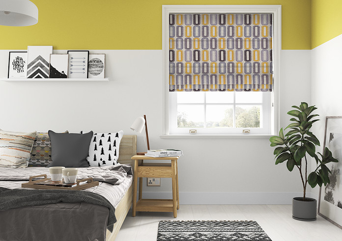 Soho, Ochre - Roman Blind - Image 5